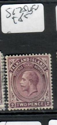 FALKLAND ISLANDS KGV  2D    SG75     VFU   PPO703H