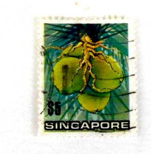 Singapore #200 Used/Fine, 85c, 1973, light cancel