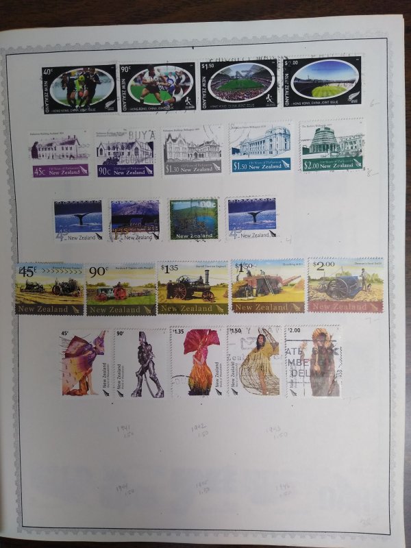 collection on pages New Zealand ~2003-04 IG: CV $117