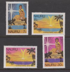 Nauru 1978 Christmas Set Sc#184-187 MNH