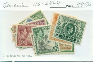 JAMAICA #116-28, Mint Lightly Hinged, Scott $58.50