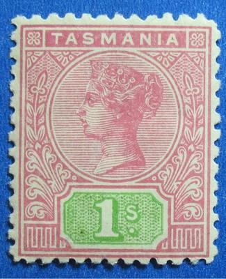 1892 TASMANIA AUSTRALIA 1S SCOTT # 81 S.G.# 221 UNUSED   ...