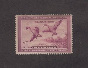 RW5 Federal Duck Stamp 1938 MLH. #02 RW5b