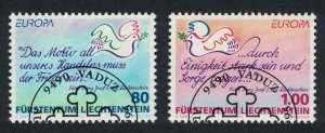 Liechtenstein Birds Europa 2v 1995 CTO SG#1094-1095 MI#1103-1104