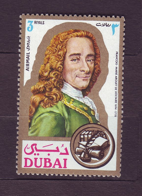 J23653 JLstamps 1971 dubai hv of set mnh #c59 voltaire