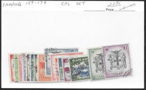 JAMAICA Sc#159-174 Complete Used Set