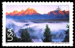 US Sc C147 VF/MNH - 2009 98¢ -  Grand Tetons National Park - P.O. Fresh