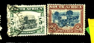 SOUTH AFRICA #30A 31A USED FVF 31A PAPER ON BACK Cat $46