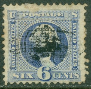 EDW1949SELL : USA 1869 Scott #115 Fine, Used. Catalog $225.00.