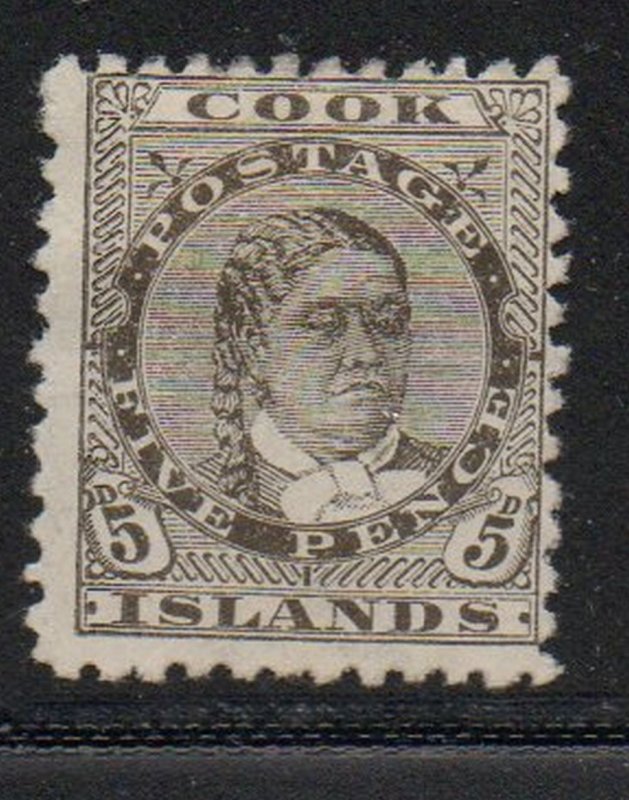 Cook Islands Sc 35 1902 5d Queen Mahea Takau stamp mint