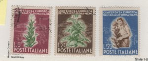 ITALY #544-46 European Tobacco Conference Used