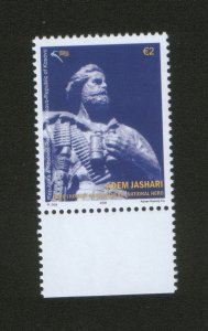 KOSOVO-MNH- STAMP-ADEM JASHARI-2008.