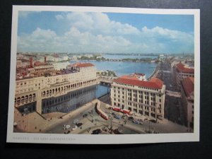 10725 Postcard Postcard HAMBURG THE THREE ALSTER BASINS-