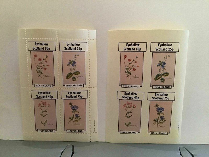 Holy Island Scotland Plants Flowers  Speedwell MNH  stamps  sheets R24498