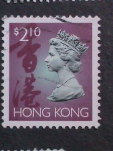 ​HONG KONG-1992-7- SC# 630//618 QUEEN ELIZABETH II USED SET VERY FINE