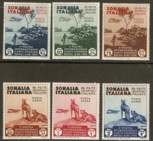 Somalia C1-6 Sas A1-6 MLH VF 1934 SCV $31.50