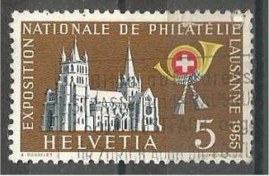 SWITZERLAND, 1955 used 5c, Lausanne Scott 351