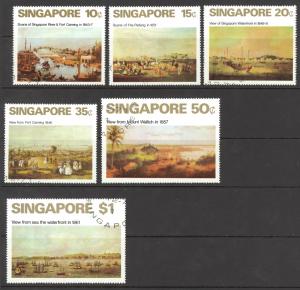 Singapore Sc# 144-149 SG# 165/70 Used 1971 Views of Singapore