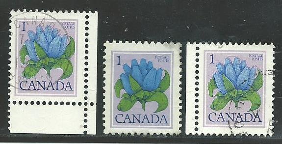 Can #705   (3)   used VF  1977  PD