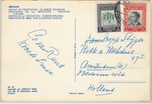 58869 -  JORDAN - POSTAL HISTORY: POSTCARD to HOLLAND  1960'S