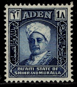 ADEN - Qu'aiti GVI SG3, 1a blue, M MINT.