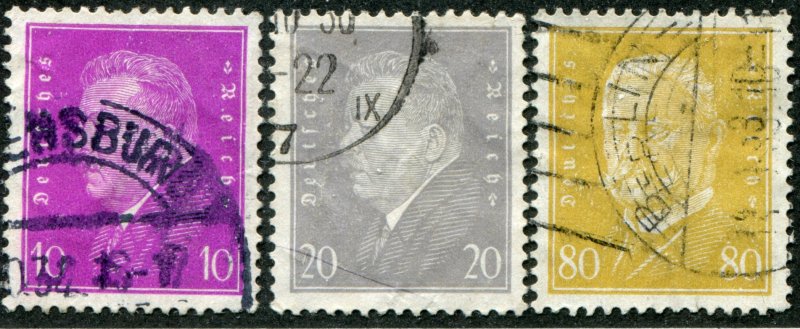 Germany  Mi.# 435-7  used