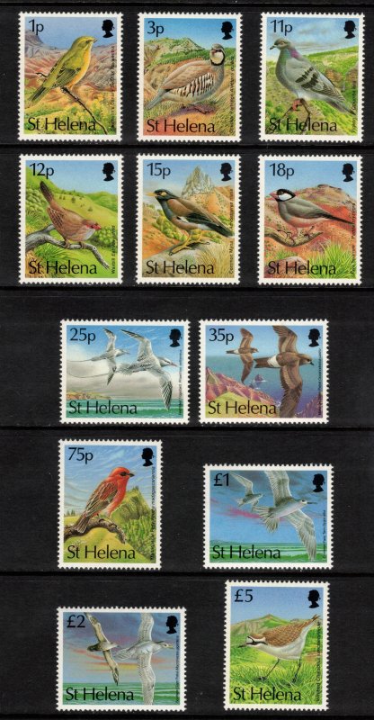 ST HELENA 1993 Birds; Scott 599-610, SG 636-47; MNH