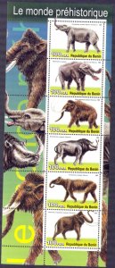 Benin 2003 Prehistory Animals Mammuts Sheet MNH