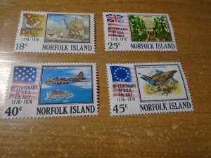 Norfolk  Island  #  194-97  MNH