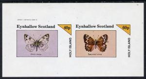 Eynhallow 1982 Butterflies (Bath White & Speckled Woo...