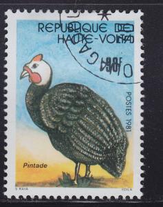 Burkina Faso 590 Guinea Hen 1981