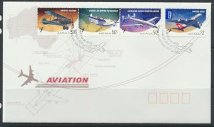 Aviation – Aircraft SG 3033a-3036  SC# 2909c-2910 First Day Cover see scans