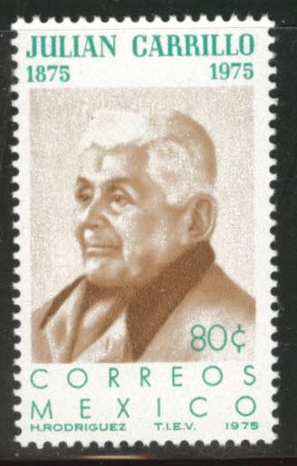 MEXICO Scott 1088 MNH** 1975 Carrilo stamp