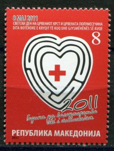 083 - MACEDONIA 2011 - Red Cross - MNH Set