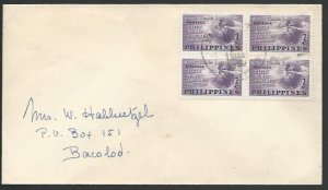 PHILIPPINES 1950 local cover...............................................11750