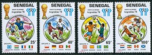 1978 Senegal 671-674 1978 FIFA World Cup in Argentina