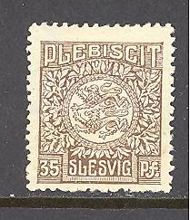 Schleswig Sc # 8 mint hinged (RS)