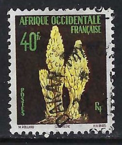 French West Africa 82 VFU FLOWER Y97