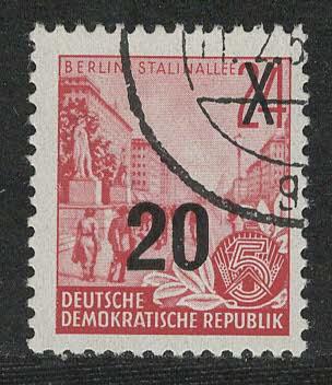 German Democratic Republic Scott # 223A, postally used