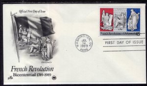 US C120 French Revolution PCS U/A FDC