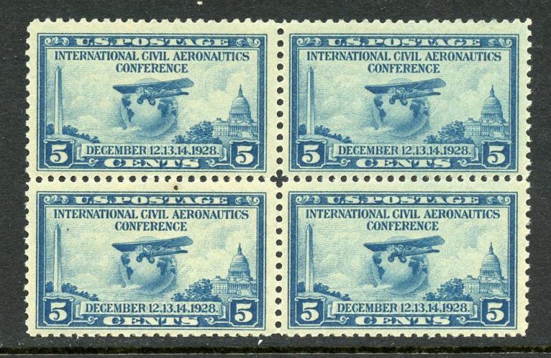 U.S. Scott 649-650 Unused Aeronautics Conference Blocks