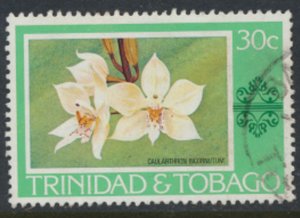 Trinidad & Tobago  SG 487 Used   Orchid    SC# 285 - see scan