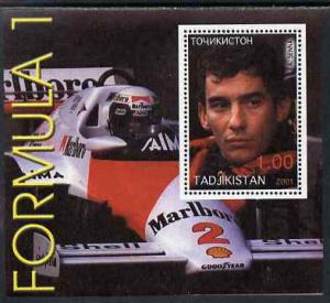 Turkmenistan 2001 Ayrton Senna perf s/sheet unmounted mint