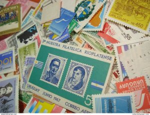 Uruguay 1000 DIFFERENT stamps used & mint COLLECTION high catalogue value $$