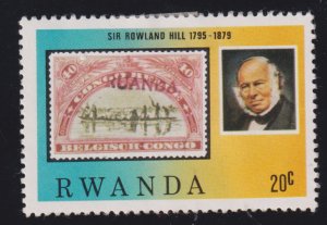 Rwanda 935 Postage Stamp Centenary 1979