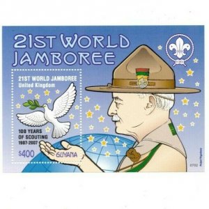 Guyana - 2007 - Boy Scouts Centenary - Souvenir Sheet - MNH