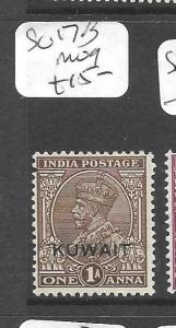 KUWAIT  (PP0705B)  ON INDIA KGV    1 A  SG 17B  MOG