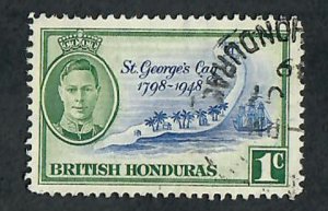 British Honduras #131 used single