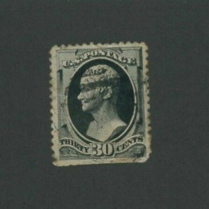 1881 United States Postage Stamp #190 Used F/VF Partial Grid Postal Cancel