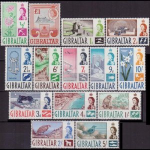 GIBRALTAR 1960 - Scott# 147-60 Scenes Set of 14 LH